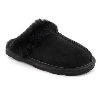 bearpaw womens loki ii black suede slippers shop us for