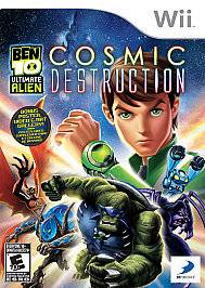 Ben 10 Ultimate Alien Cosmic Destruction Game Nintendo Wii.Free,Fast 