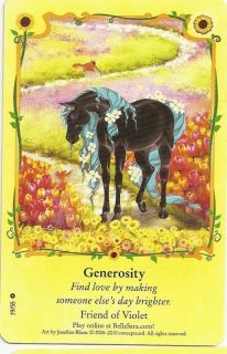 BELLA SARA SUNFLOWERS NON FOIL CARD#19/55 GENEROSITY