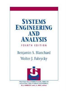   Fabrycky and Benjamin S. Blanchard 2005, Hardcover, Revised