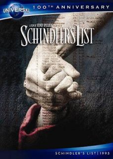 Schindlers List (DVD, 2012, Canadian; Universal 100th Anniversary)