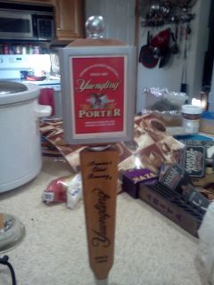 YUENGLING 4 BRAND 3 SIDED 13BEER TAP HANDLE WITH ALL INSERTS/MINT 