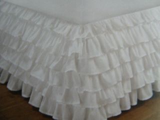 ruffled bed skirts