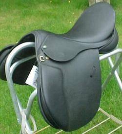 Thornhill BERLIN AP/Dressage Saddle 18/W XW 35cm, BLACK, Parelli 