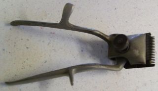 Antique Shaver Hand Squeeze Metal 00 Germany Clean
