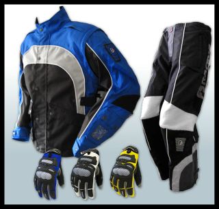 Enduro Jacket + Pants + Gloves(Heavy Duty)*Off road​,Trail/Dirt Bike 