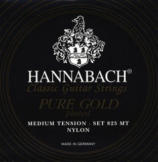 Hannabach 825MT Nylon Classical Guitar Strings Full Set Medium Tension