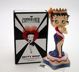 BETTY BOOP NEW YORK MISS LIBERTY TRINKET BOX BY CONNOISSEUR, LE. NEW 