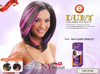 Bijoux Beauty Elements Human Hair Quaility Weaving   E Duby Diva 10