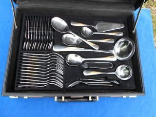Solingen Germany Flatware Set for 12;. 72 pieces in carrying case L 