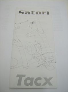   SATORI Manual Booklet Instructions T1850.25 Indoor Bicycle Trainer