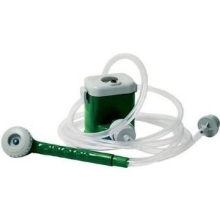 Texsport Battery Powered Camp Shower (Green/White)
