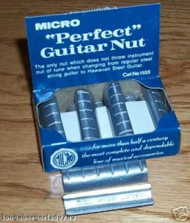 GUITAR CONVERSION NUT FOR SLIDE BLUES HAWAIIAN PERFECT CONVERTS TO LAP 