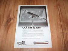 Beyer Dynamic M88 microphone 198​1 magazine advert