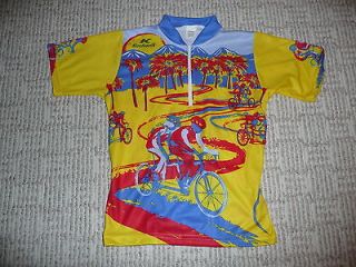 YOUTH TANDEM BIKE CYCLING CHILDRENS JERSEY YOUTH large