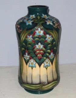 Unique MOORCROFT Large Signed TRIAL Vase by Philip Gibson 2003