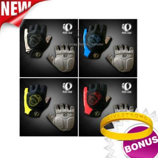 NEW Cycling Bicycle Bike Gel Silicone Antiskid Palm Fingerless Gloves 