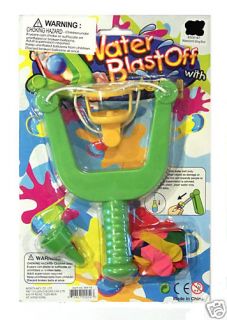   SINGLE MAN WATER BALLOON LAUNCHER SLING SHOT UNO PRIZE TOY T SHIRT NEW