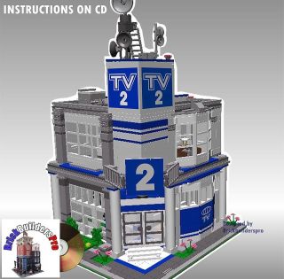   Instructions Television Studio TV Lego®, 10218 10185 10182 10190