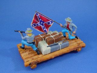 Civil War Toy Soldiers Britains Deetail DSG Confederate Scouting Party 