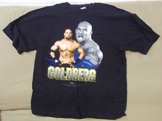   World Championship Wrestling GOLDBERG Black T Shirt Adult XL Free Ship