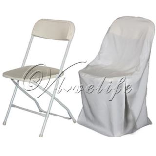 New Polyester Folding Chair Cover For Wedding Party Banquet Event 