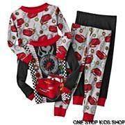  MCQUEEN Toddler Boys 2T 3T 4T Pjs Set PAJAMAS Shirt Pants CARS Disney
