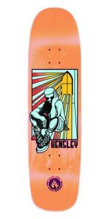 Black Label Matt Hensley STAINED GLASS Skateboard Deck ORANGE