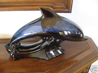 blue mountain pottery dolphin in Blue Mountain