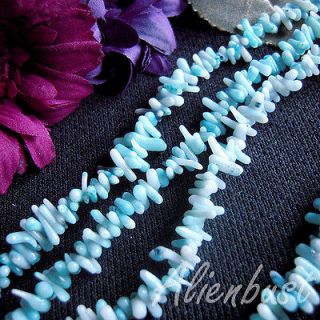   Beads Findings 220 PCs Turquoise BLUE NATURAL CORAL SEED Drilled Beads
