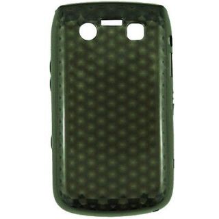 For Blackberry Bold 9790 Black Gel soft Rubber cell case cover skin 