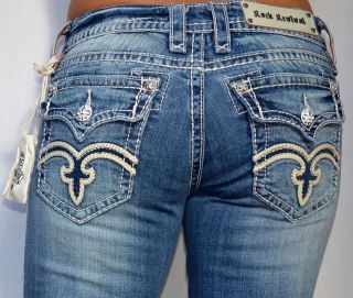 ROCK REVIVAL Womens Denim   KORI B6 Jeans   Boot Cut   NEW   Light 