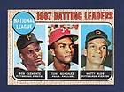 1968 TOPPS N.L. BATTING LEADERS #1   ROBERTO CLEMENTE   EX MT indent