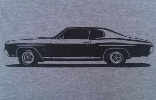 1970 CHEVELLE SS T Shirt LS6, 454, 70 Malibu