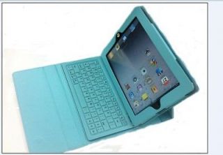   Bluetooth Keyboard with Leather Case for Apple iPad 2/3 the New iPad
