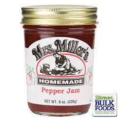 Mrs Millers Authentic Amish Homemade Pepper Jam (4) 8 oz Jars