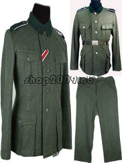 WW2 German Elite Soldier M36 wool Uniform Jacket/Tunic+Pants All Size 