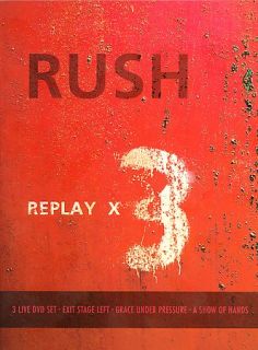 Rush   Replay DVD, 2006, 3 Disc Set, Bonus CD