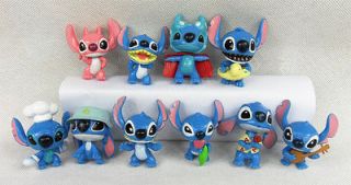10pcs Lilo & Stitch Small Toy Collection Figure 1.5 2