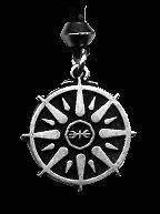 ACHILLES Argead Star of OLYMPUS Shield Pendant Necklace Greek Amulet 