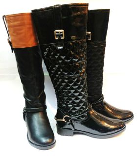 two tone riding boot in Boots