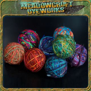 Magic Yarn Balls Worsted Weight Yarn Hand Dyed Handpainted
