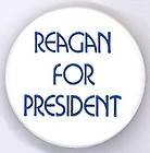 1976 OUTSTANDING REAGAN PRESIDENT 1976 Campaign Button