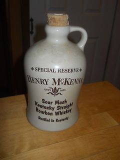 Henry McKenna Sour Mash Kentucky Straight Bourbon Whiskey Jug