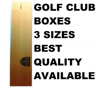 20 GOLF CLUB CARDBOARD BOXES FOR PACKING PACKAGING CLUBS BEST QUALITY 