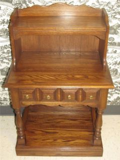 Pennsylvania House Stone House Oak Hall Commode Entry Table w Drawer