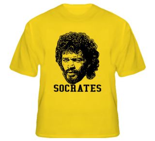 Socrates Soccer Legend Brazil Futbol T Shirt