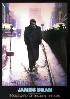 JAMES DEAN Helnwein Boulevard of Broken Dreams Original 34 x 24 Poster 