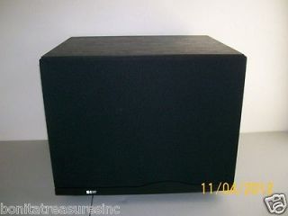 Black B&W ASW 1000 Powered Subwoofer Bowers & Wilkins