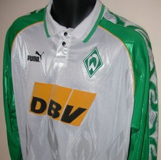 Vtg Puma Werder Bremen Trikot 95 96 DBV Football Shirt Jersey Camisa 